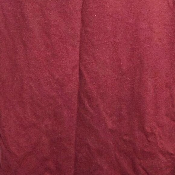 St. Johns Bay M Legacy Henley Long Sleeve Shirt 100% Cotton Rustic Red - Picture 4 of 5